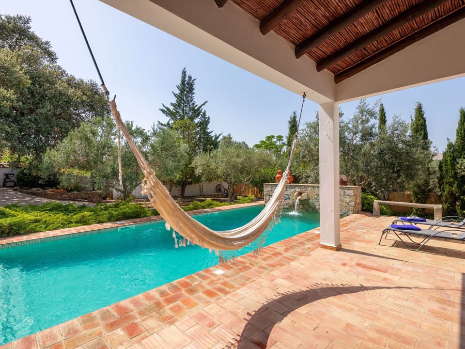 Water, Plant, Sky, Building, Tree, Shade, Swimming Pool, Outdoor Furniture, Wood