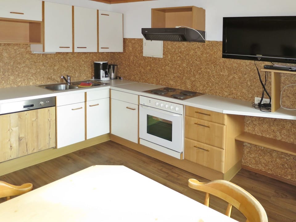 Countertop, Furniture, Cabinetry, Room, Kitchen, Property, Interior Design, Floor, Kitchen Stove, Building