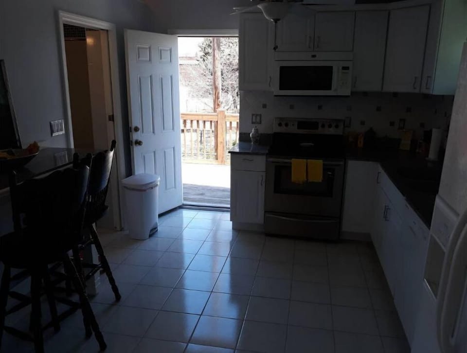 Back door to deck