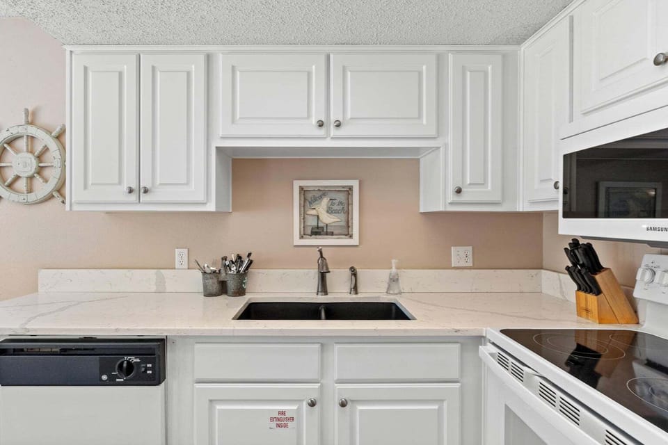 Nicely updated kitchen.