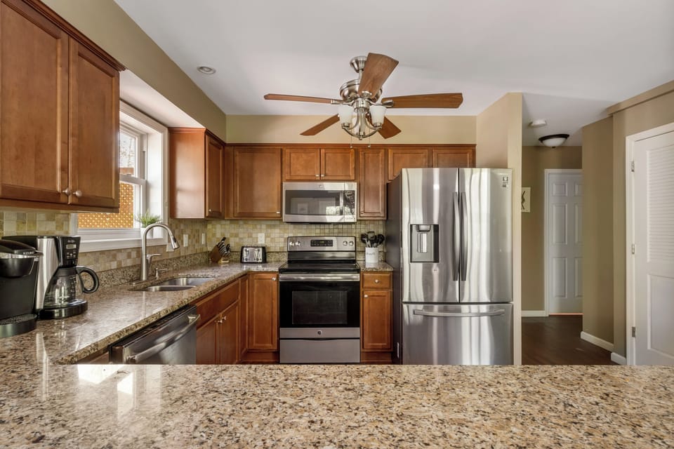 Fully stocked kitchen ready to create a feast to remember