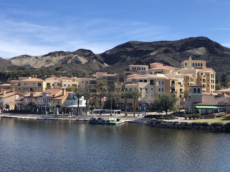 Picture of the Viera from other side of lake.