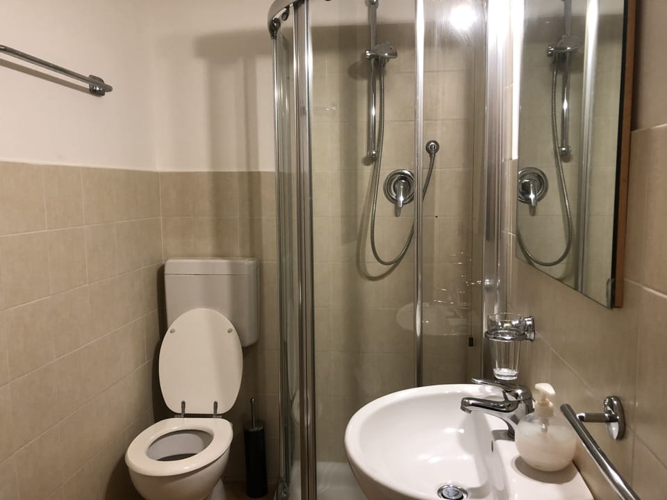 Basic Triple Room | Bathroom | Shower, rainfall showerhead, bidet, towels