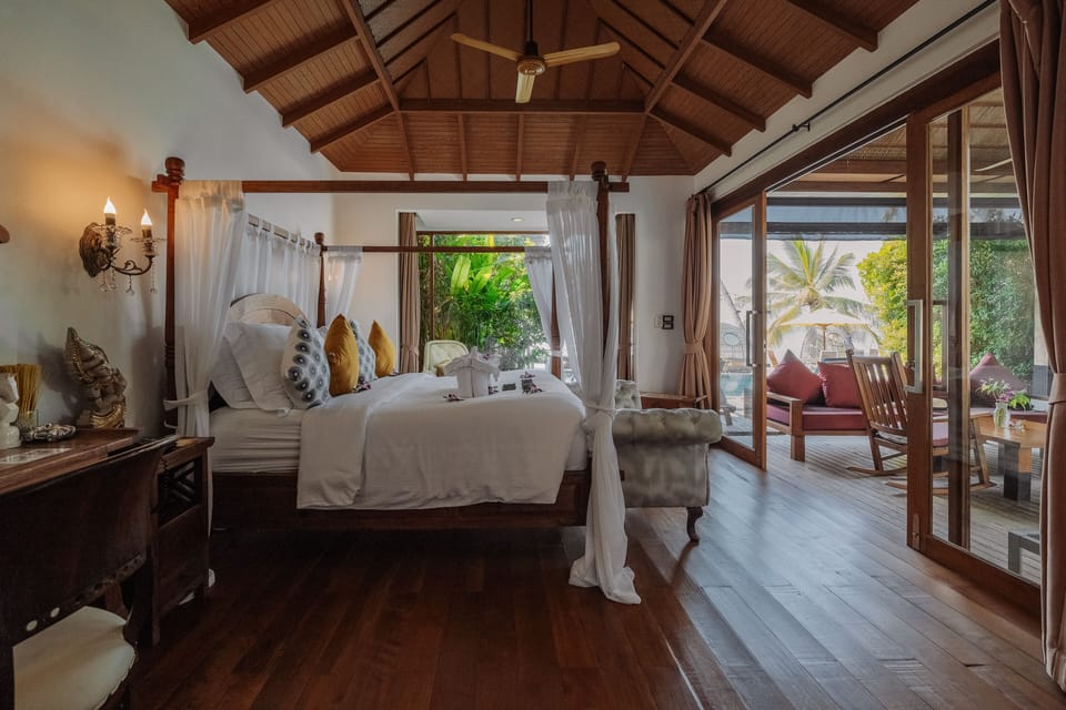Grand Sunset Suite Pool Villa | Premium bedding, Select Comfort beds, minibar, in-room safe