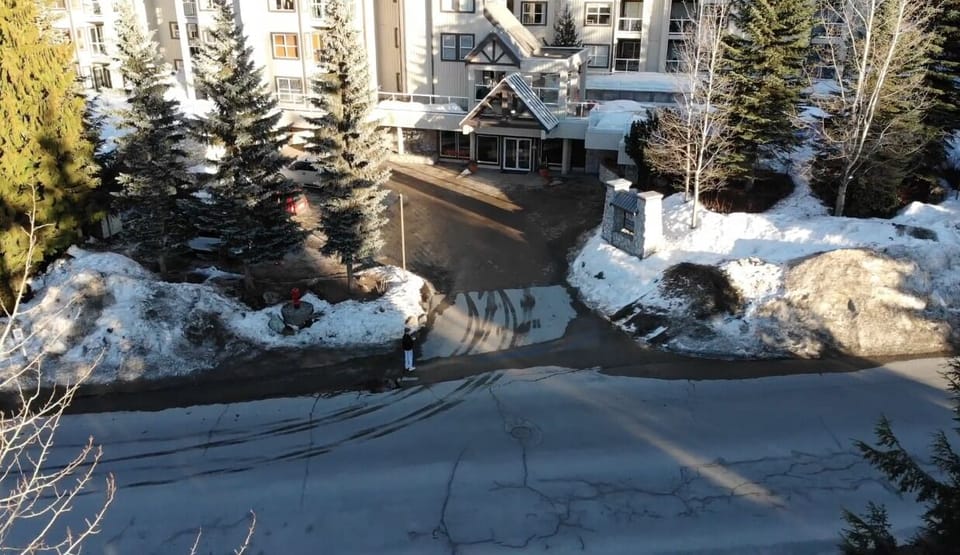 The ski-out access is right across the street