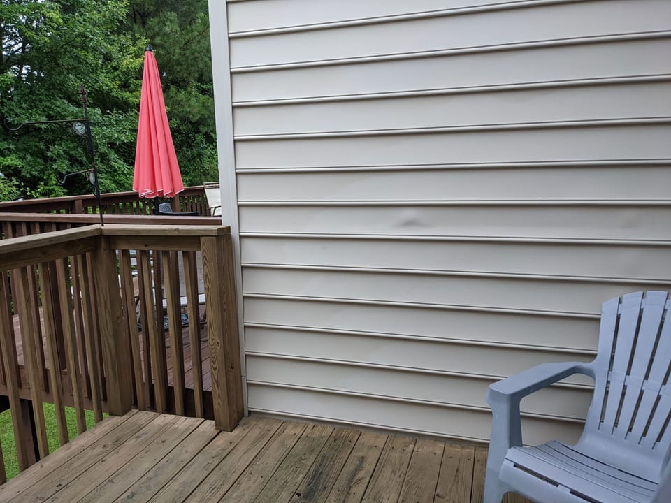Deck off of Sunroom