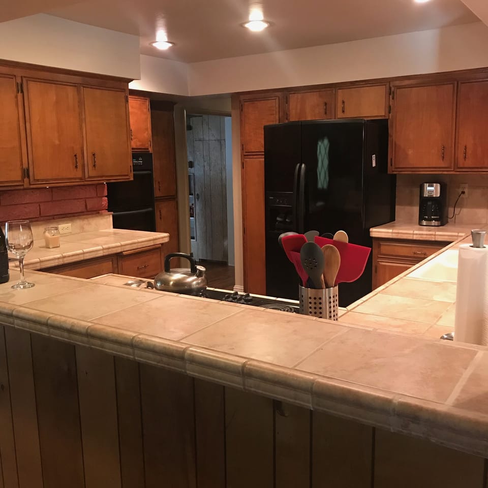 Well stocked kitchen