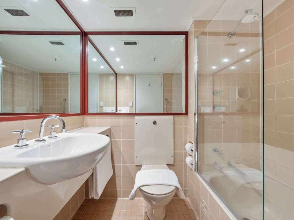 Free toiletries, hair dryer, towels