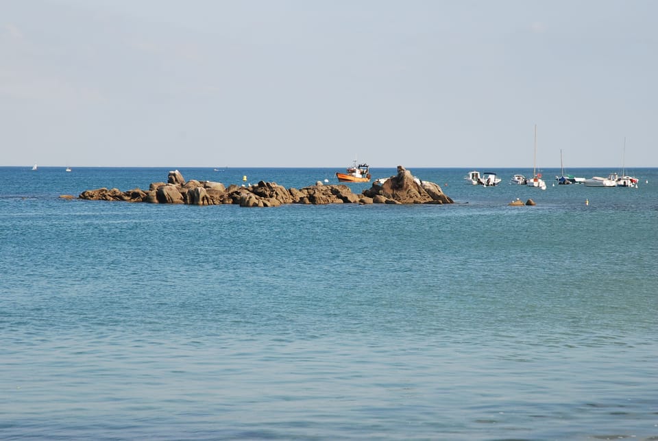 On the beach, white sand, beach towels