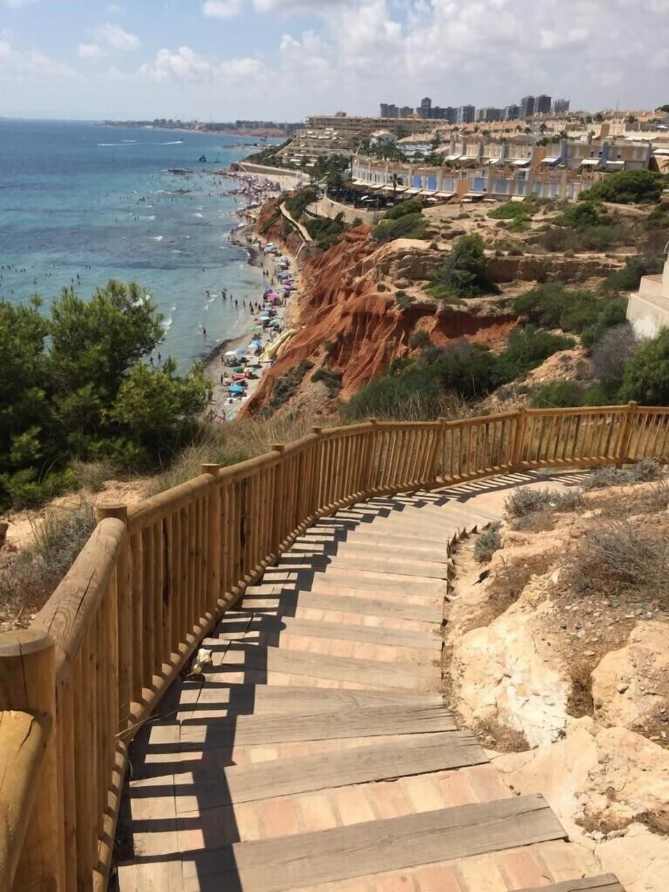 Steps down to La Regia