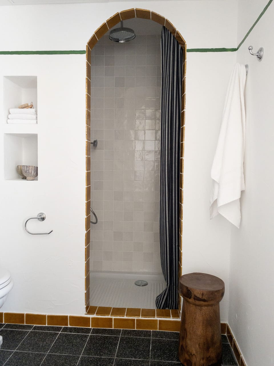 Hair dryer, towels