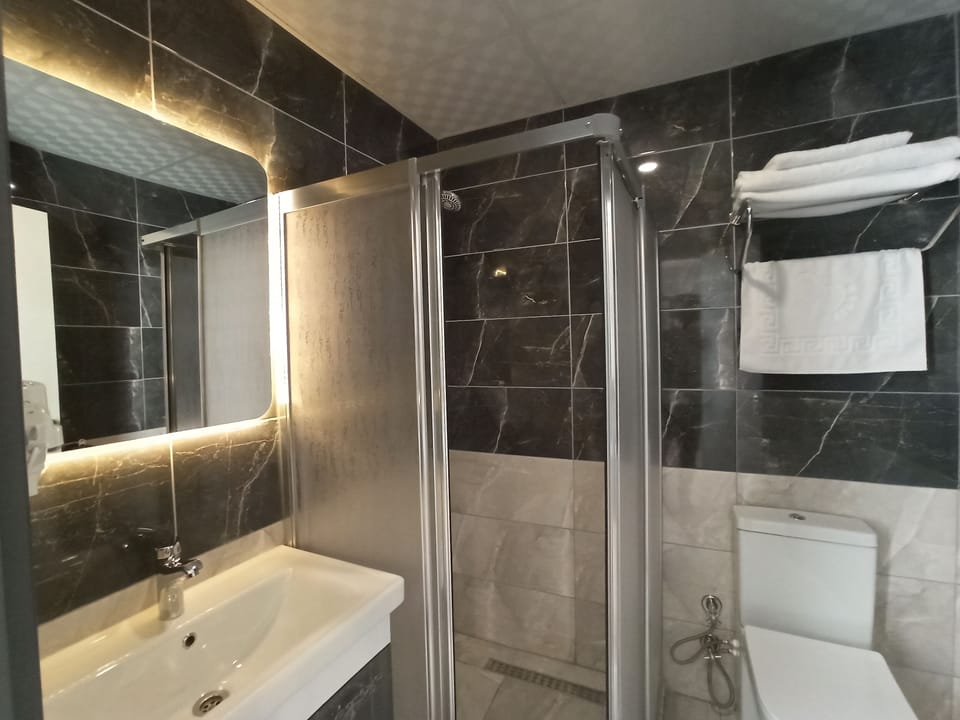 Deluxe Double or Twin Room | Bathroom | Shower, rainfall showerhead, free toiletries, hair dryer