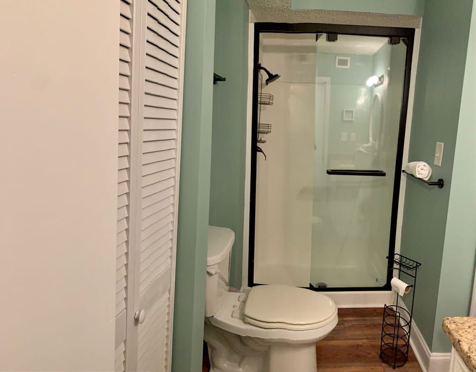 Full bath with walk-in shower