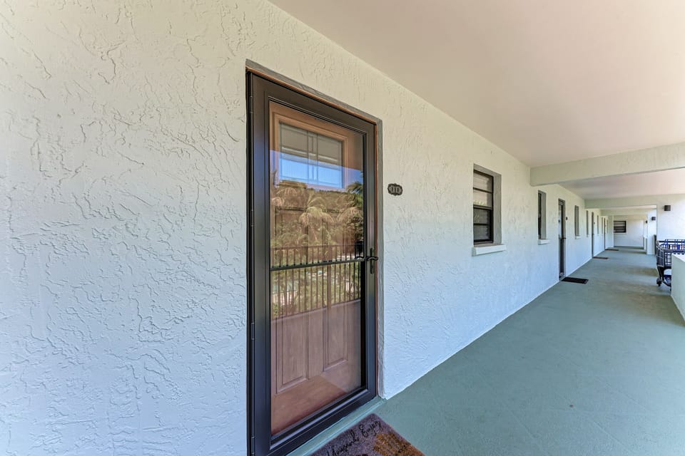 Front door from exterior of home