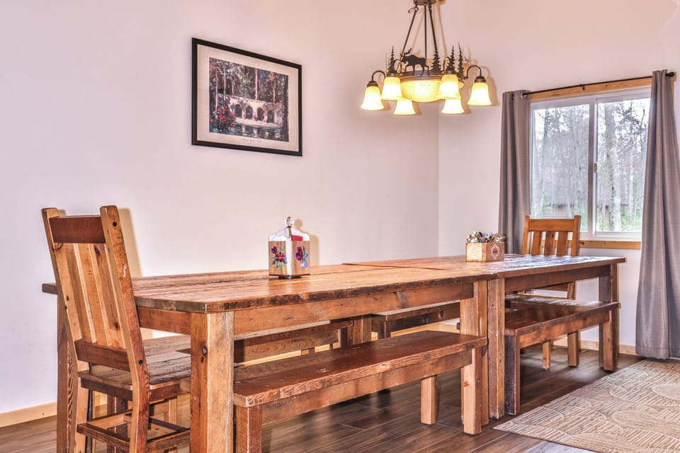 Large 16' Farm House Table to seat everyone!