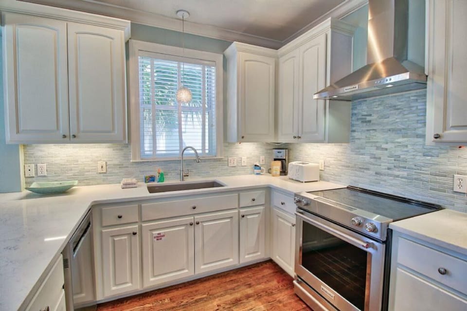 Kitchen Has All New Stainless Appliances