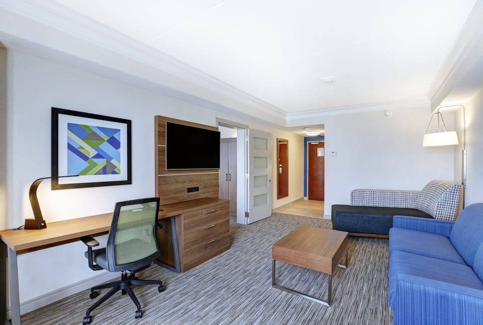 Suite, 1 King Bed (Living Area) | In-room safe, desk, iron/ironing board, free WiFi