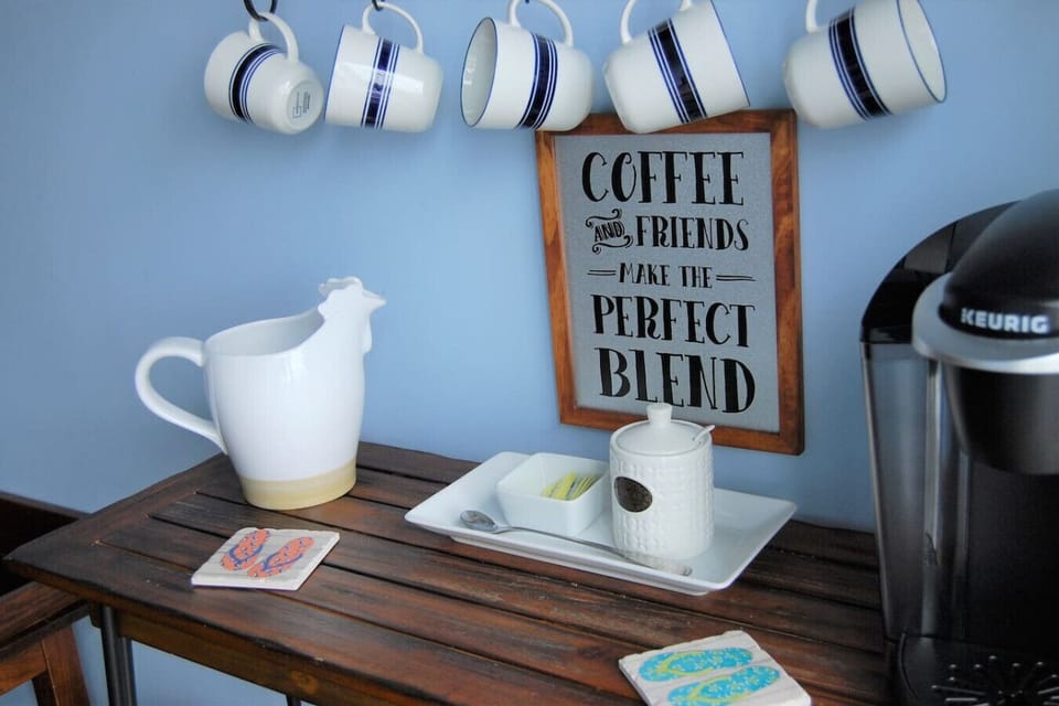 Coffee just tastes better on vacation.