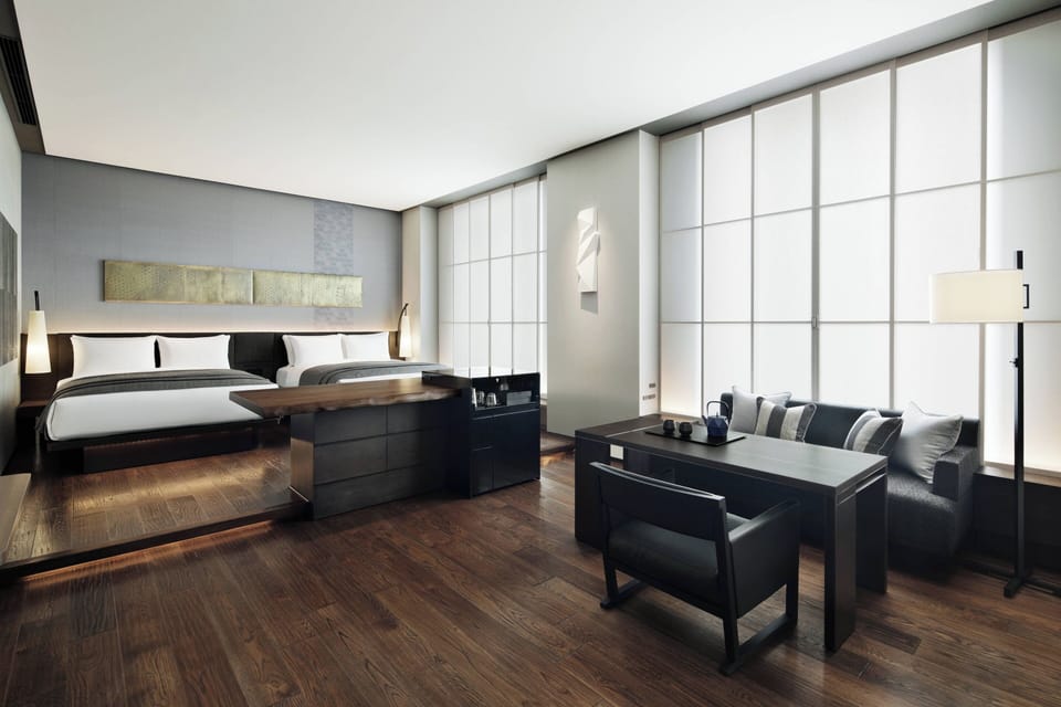 Premium Room, 2 Queen Beds, Non Smoking | Soundproofing, free WiFi, bed sheets