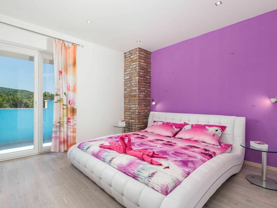 Furniture, Property, Building, Comfort, Decoration, Purple, Wood, Bed Frame, Textile, Interior Design
