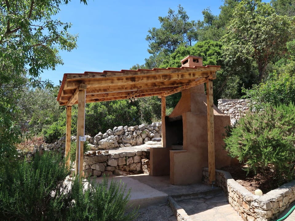 Sky, Plant, Natural Landscape, Shade, Wood, Tree, Cottage, Landscape, Stone Wall, Leisure