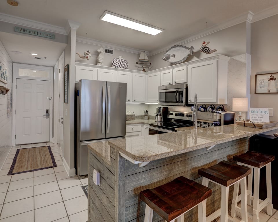 All stainless appliances.