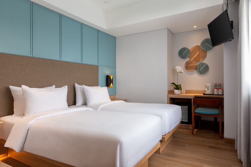 Deluxe Twin Room | Soundproofing, free WiFi