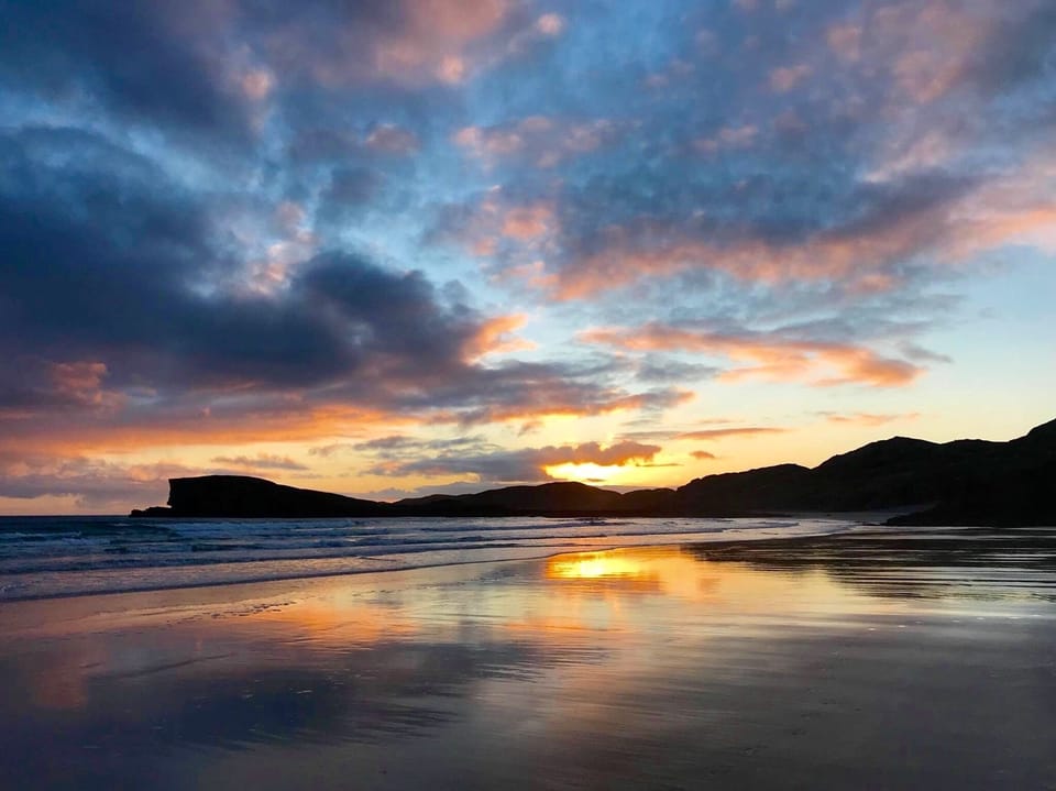 Winter sunset