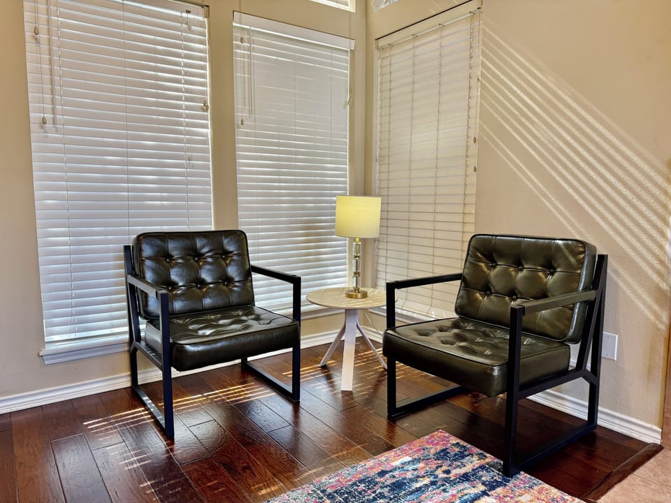 Living Room sitting area for coffee and reading