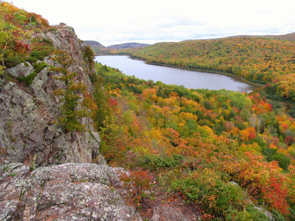 Lake of the Cloud in the Porcupine Mountains