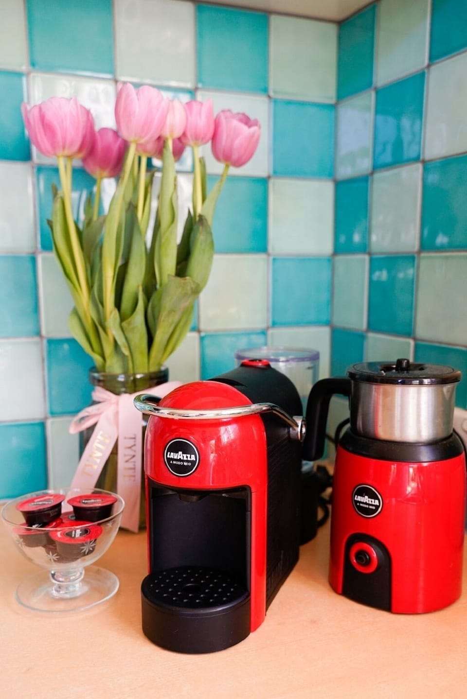 Relax in this home and enjoy complimentary coffee pods for your stay.