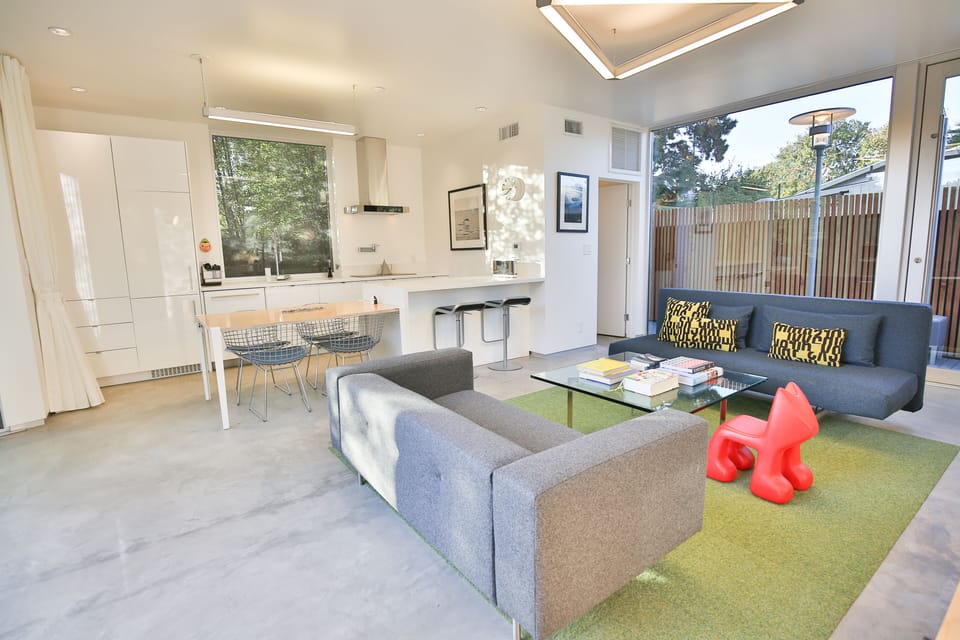 First Floor-Living Area & Cooking/Dining Area
