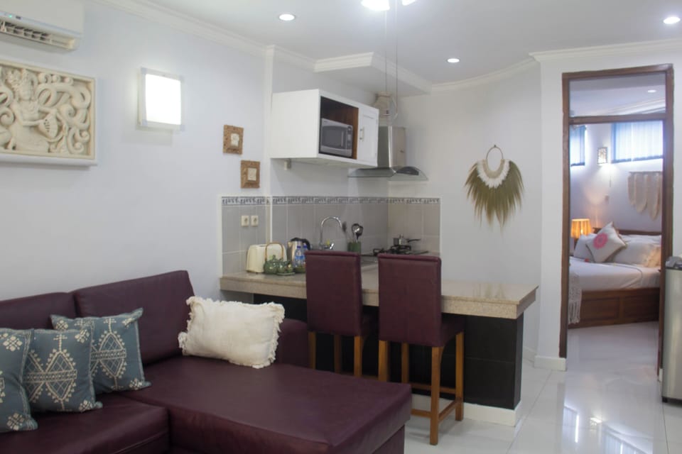 Apartment, 1 Bedroom | Living area | TV, DVD player