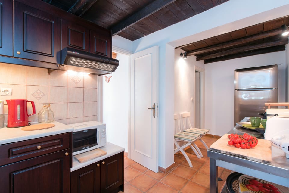 Villa, 2 Bedrooms, Private Pool | Private kitchen | Fridge, microwave, coffee/tea maker, electric kettle
