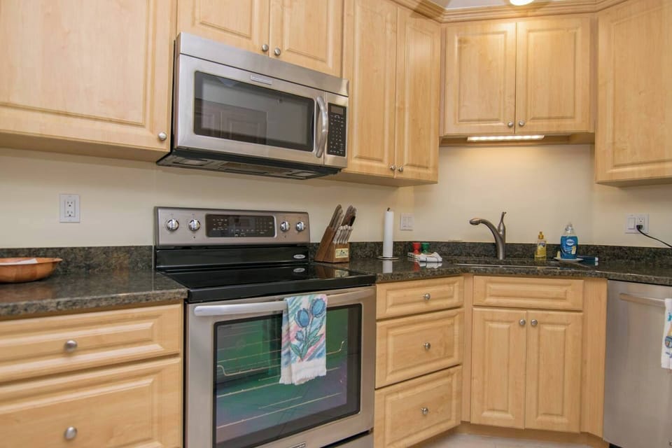There is a Well Appointed Kitchen
