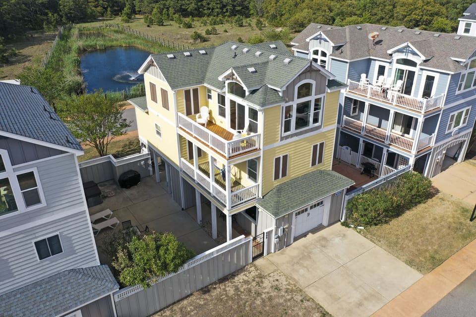 Bird's Eye View of House