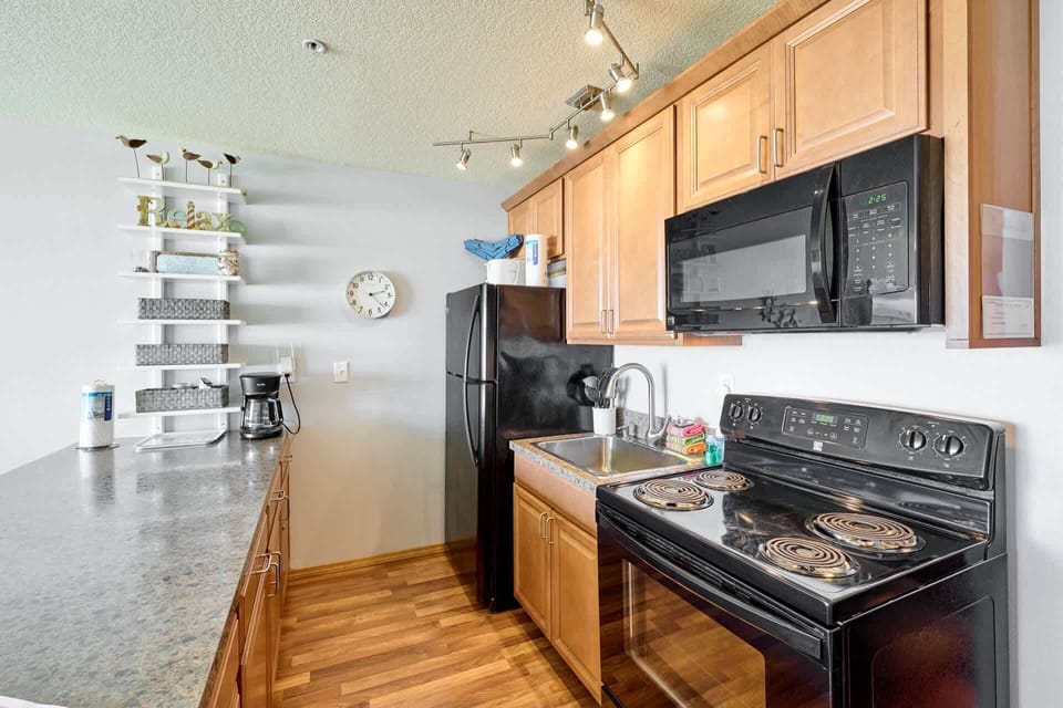 Enjoy a fully equipped kitchen