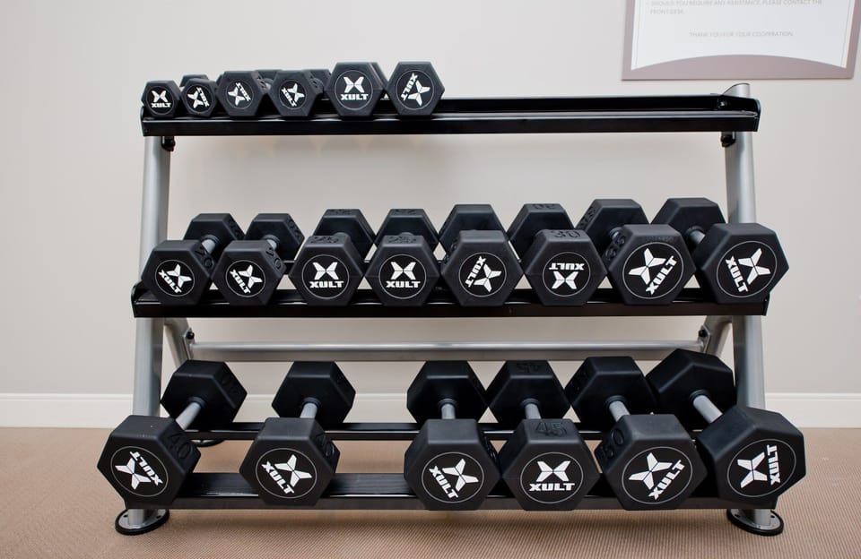 Get an early morning workout at the gym.