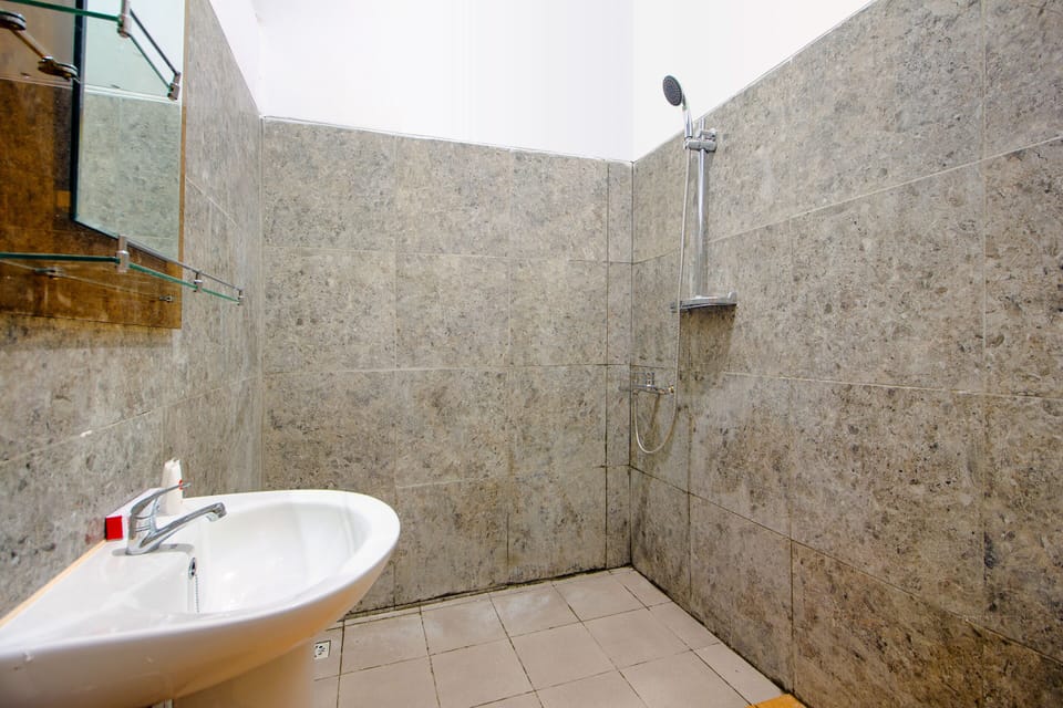 Deluxe Double Room | Bathroom | Shower, towels