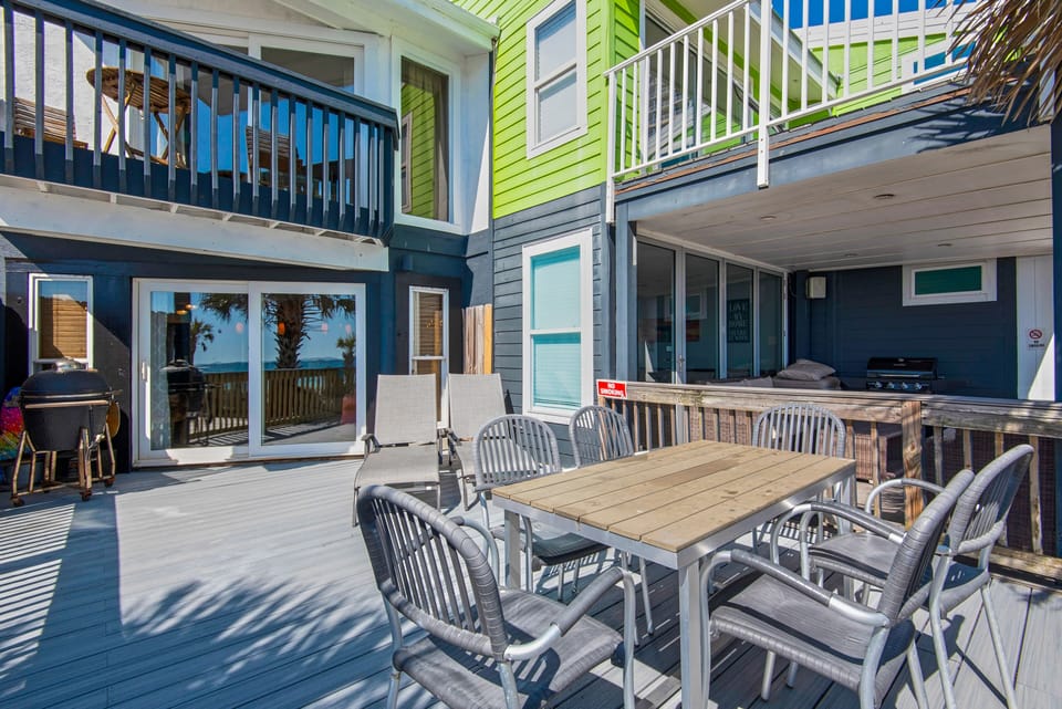 Enjoy a meal on the patio