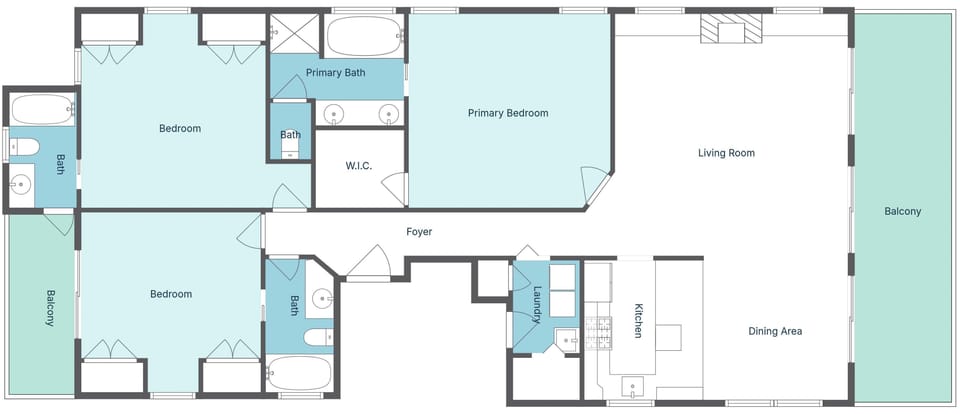 Seaview II 200 - Floor Plan