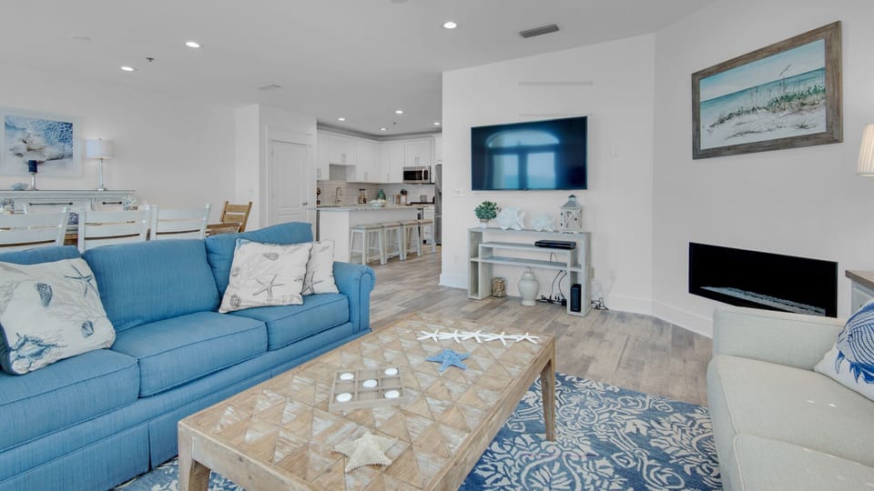 Villas at Sunset Beach B201 Living Area