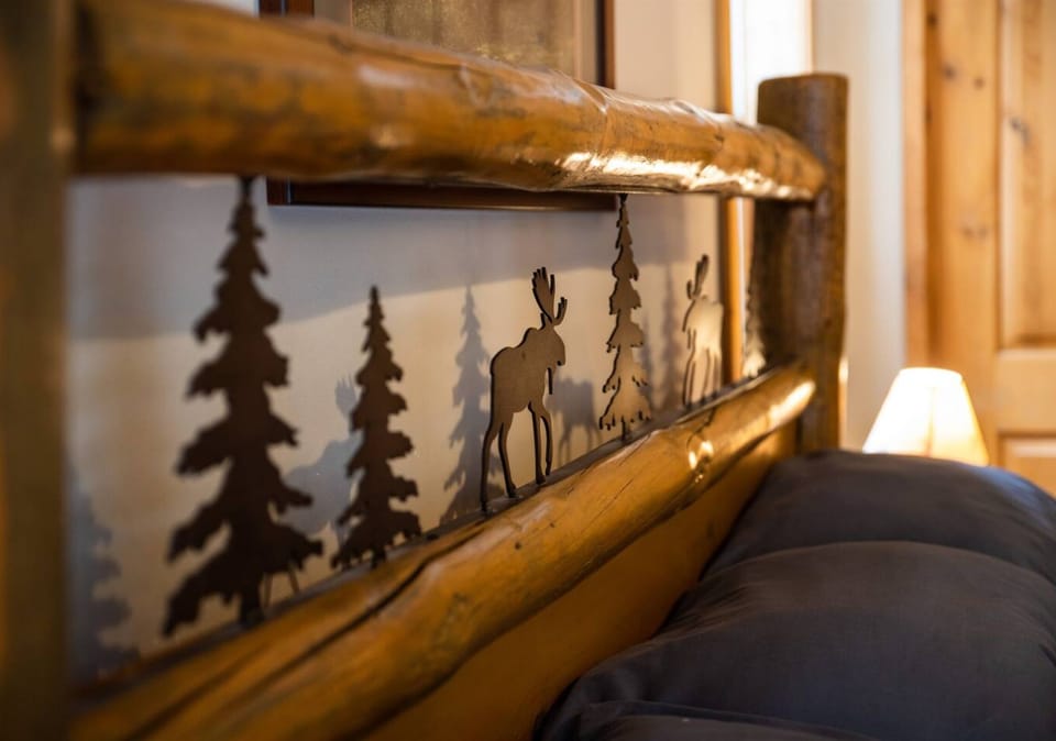 You'll love the rustic touches found in the primary bedroom