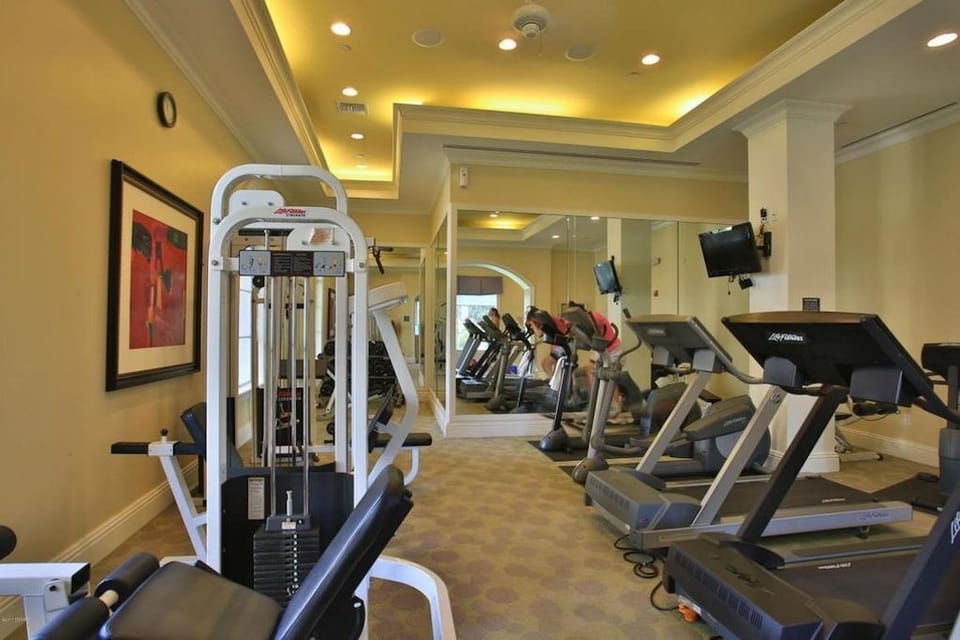 Gym in clubhouse 