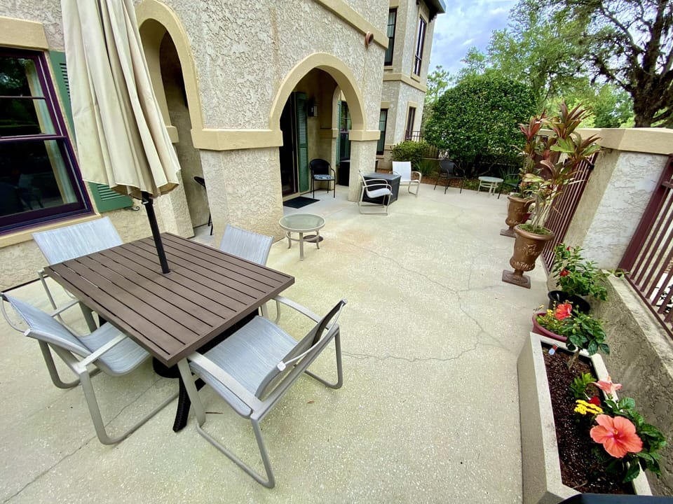 Private patio 