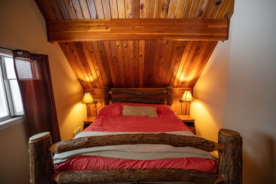 Upstairs Bedroom with King sized bed