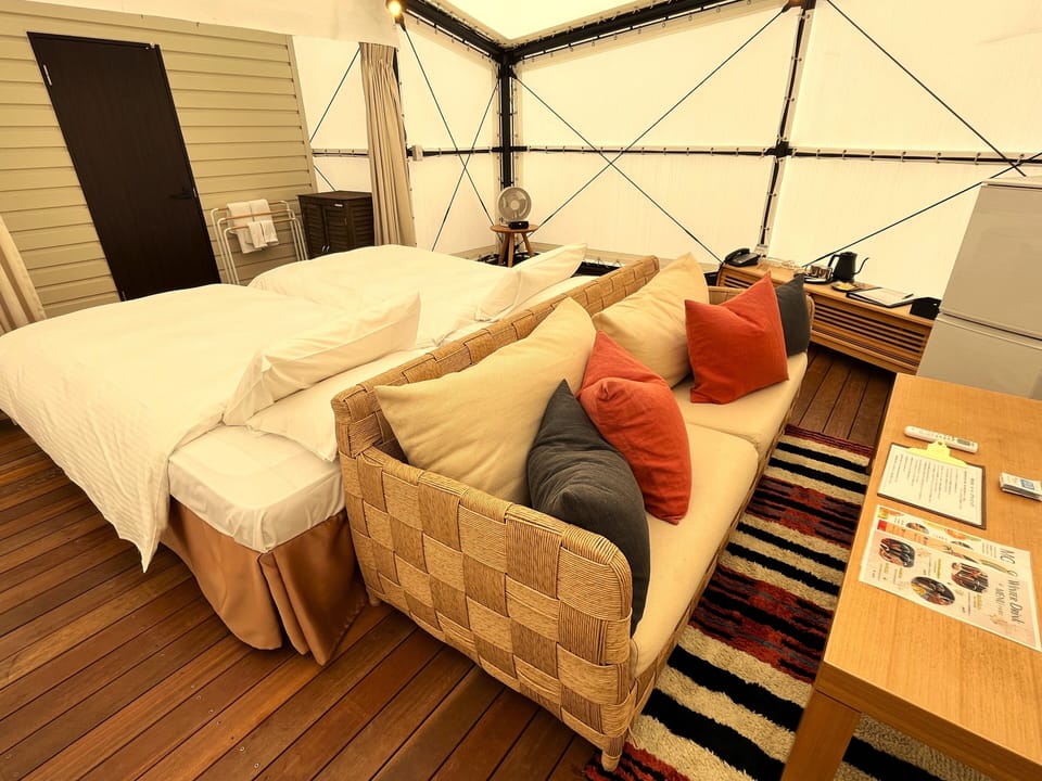 Tent | Down comforters, in-room safe, blackout drapes, iron/ironing board
