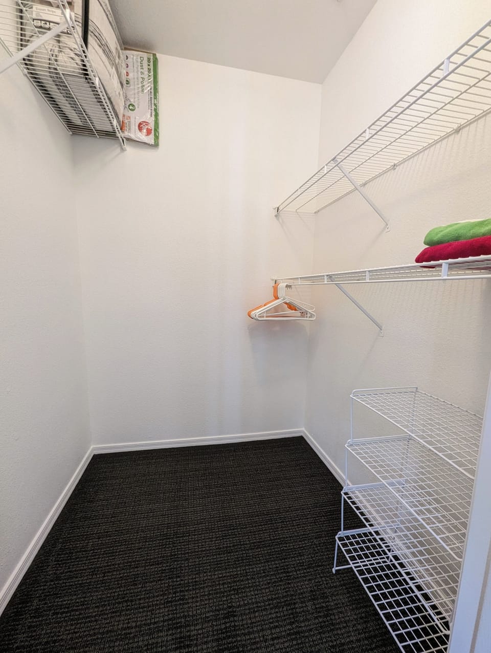 Both bedrooms have large walk-in closets.