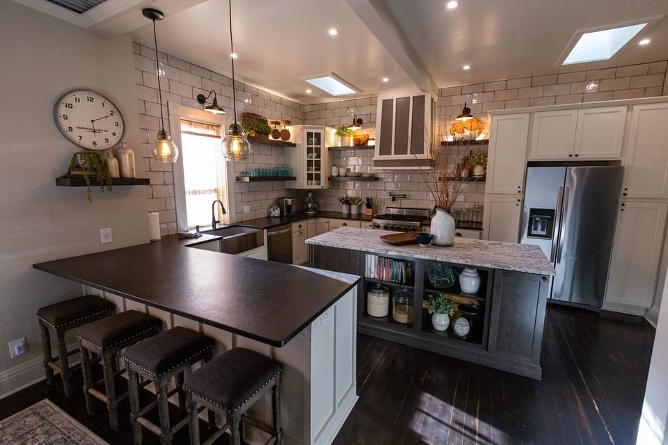 The kitchen is fully equipped for whatever needs you may have.  