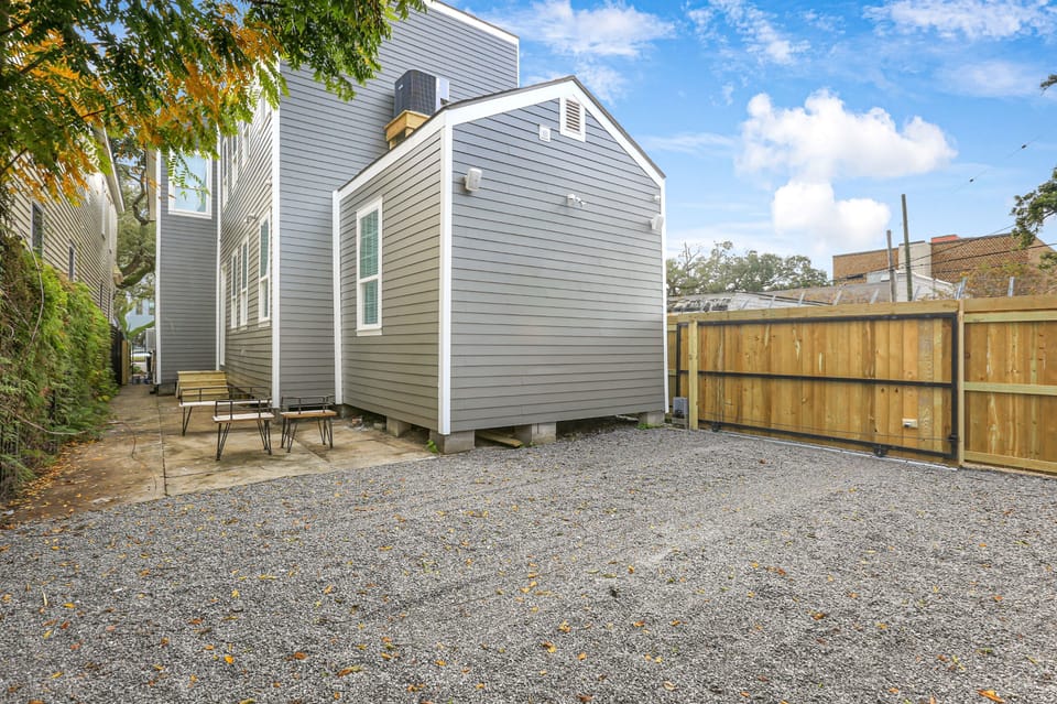 Private Parking backyard